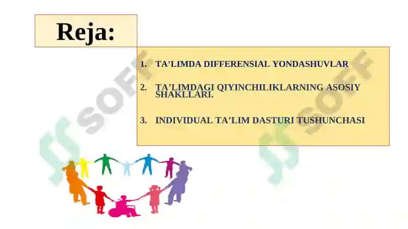 INKLYUZIV VA EHTIYOJLARGA ASOSLANGAN DIFFERENSIAL TA’LIMNING ZAMONAVIY YONDASHUVLARI. 2