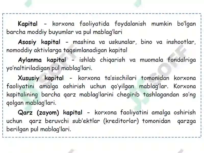 KORXONALARNI MOLIYALASHTIRISHNINGO‘Z MANBALARI 2