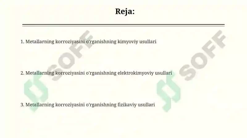 Metall korroziyasining tadqiqot qilish usullari 2