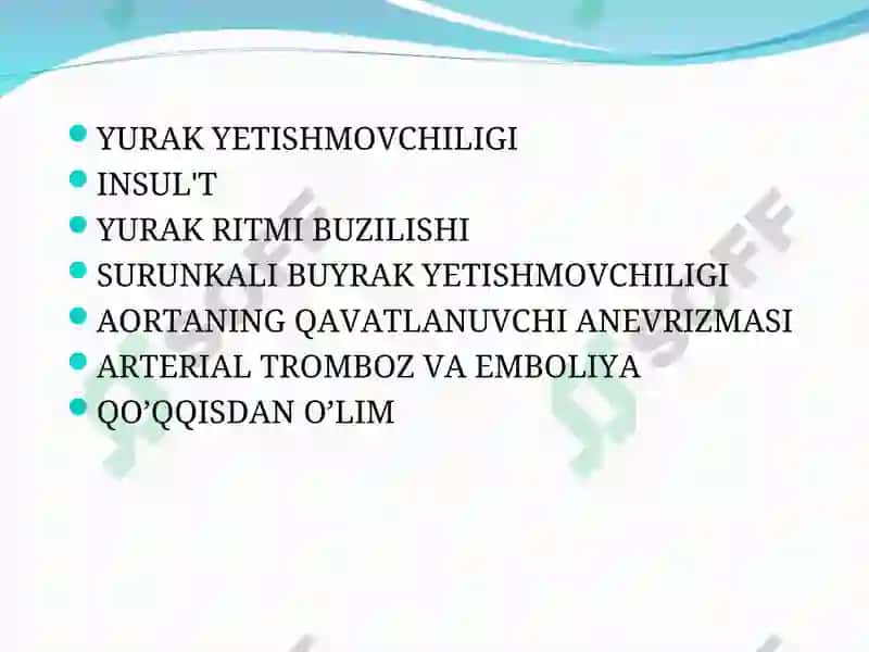 Tasodifiy yurakdan o'lim sindromi 2