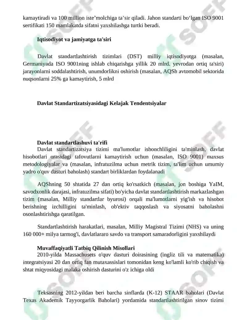 Standartlashtirish davlat tizimi 2