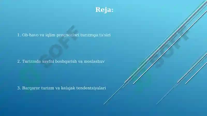 Ob-havo va iqlim prognozlarining oʻrni 2