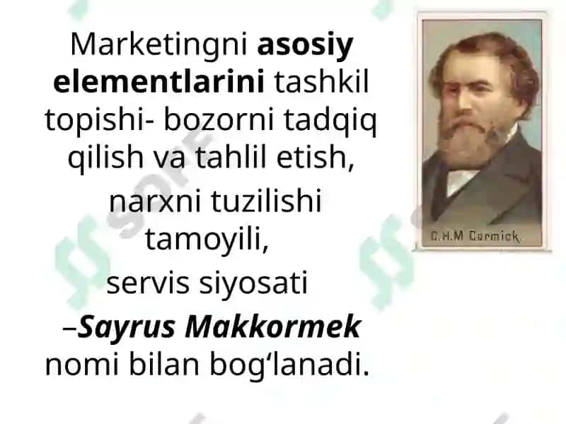 Marketingni rivojlanish evolyutsiyasi va konsepsiyasi 2