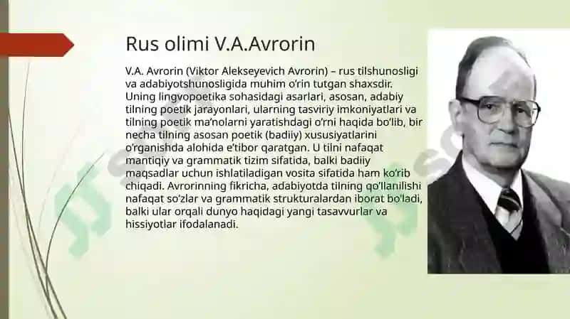 Lingvopoetikaning o’rganilish tarixi 2