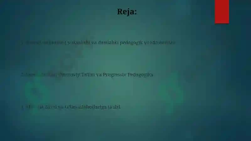 19-asr Prussiyasida O'qituvchilarni Tayyorlash 2