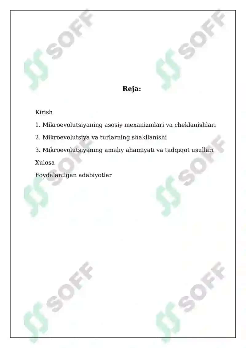 Mikroevolutsiya 2