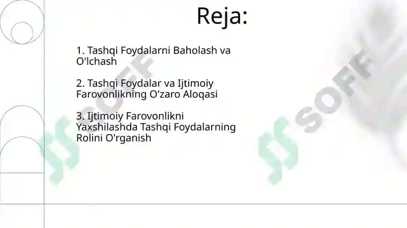 Tashqi Samaralar va ijtimoiy ne'matlar 2