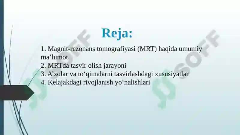 Magnit-rezonans tomografiyasi 2
