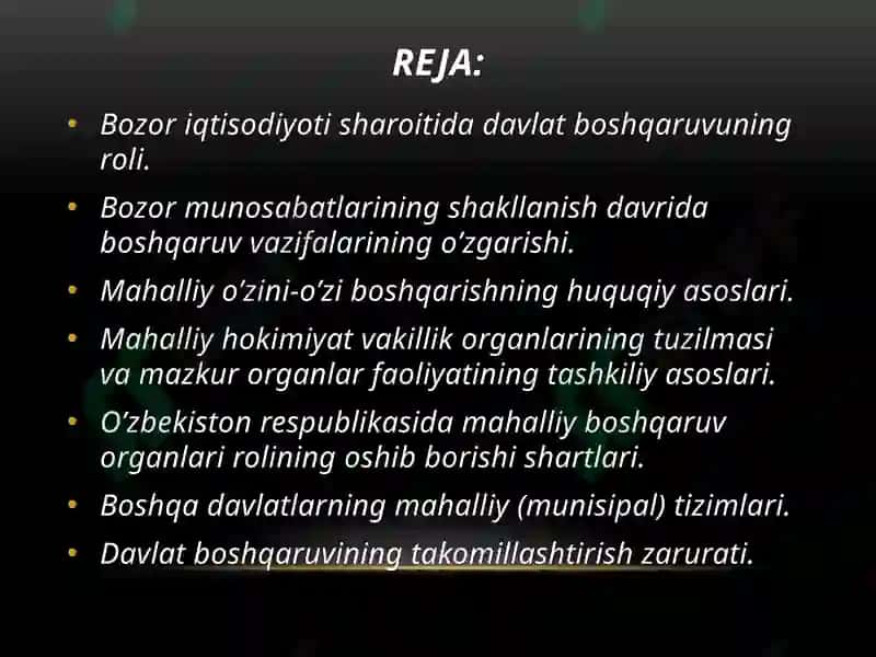 davlat boshqaruvi 2