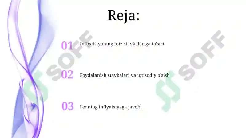Inflatsiya va foiz stavkalari oʻrtasidagi bogʻliqlik 2
