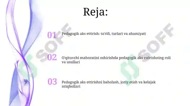 Pedagogik aks ettirish 2