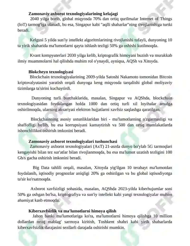 Zamonaviy axborot texnologiyalari 2