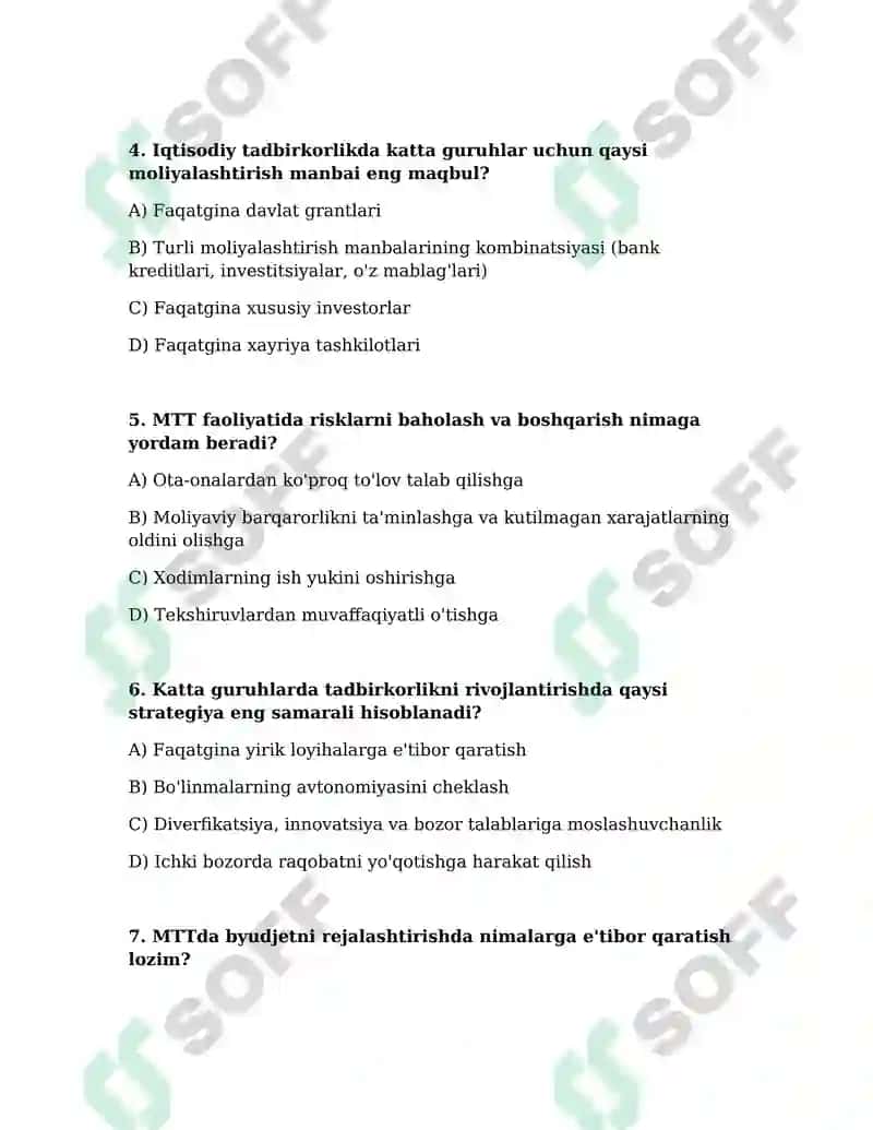 Maktabgacha ta'lim tashkilotining (MTT) iqtisodiy samaradorligini baholash 2