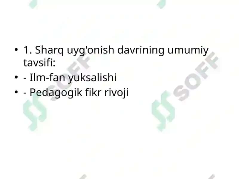 Sharq Uyg'onish davrida pedagogik fikr taraqqiyoti 2