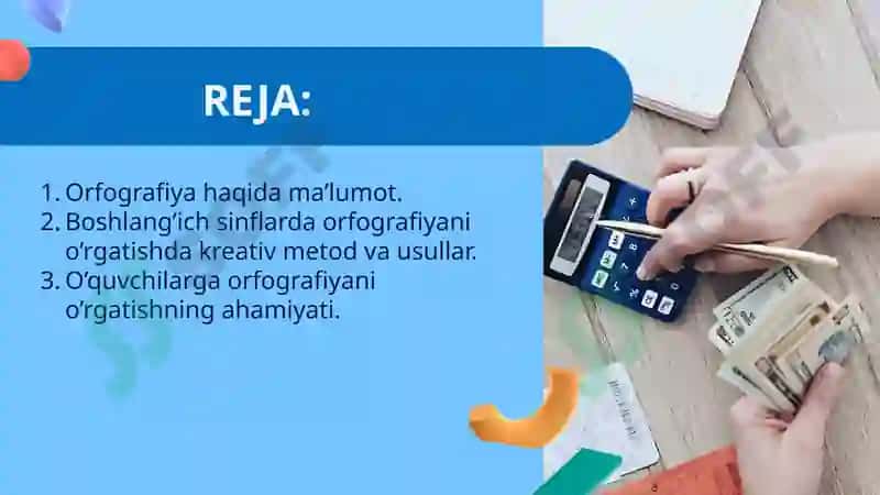 ORFOGRAFIYANI O’RGANISHDA KREATIV METOD VA USULLAR 2