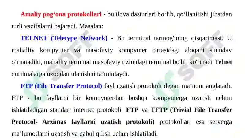AMALIYPOG‘ONAPROTOKOLLARI VA XIZMATLARI 2