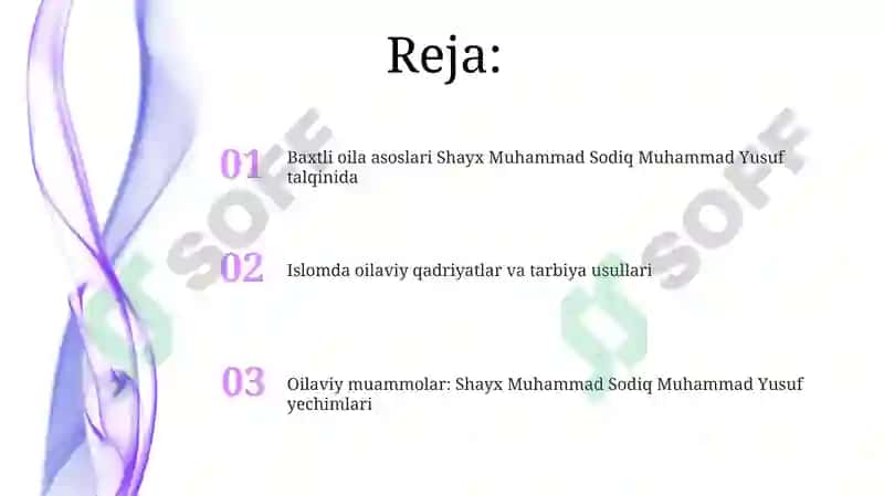 Baxtli oila asoslari Shayx Muhammad Sodiq Muhammad Yusuf 2