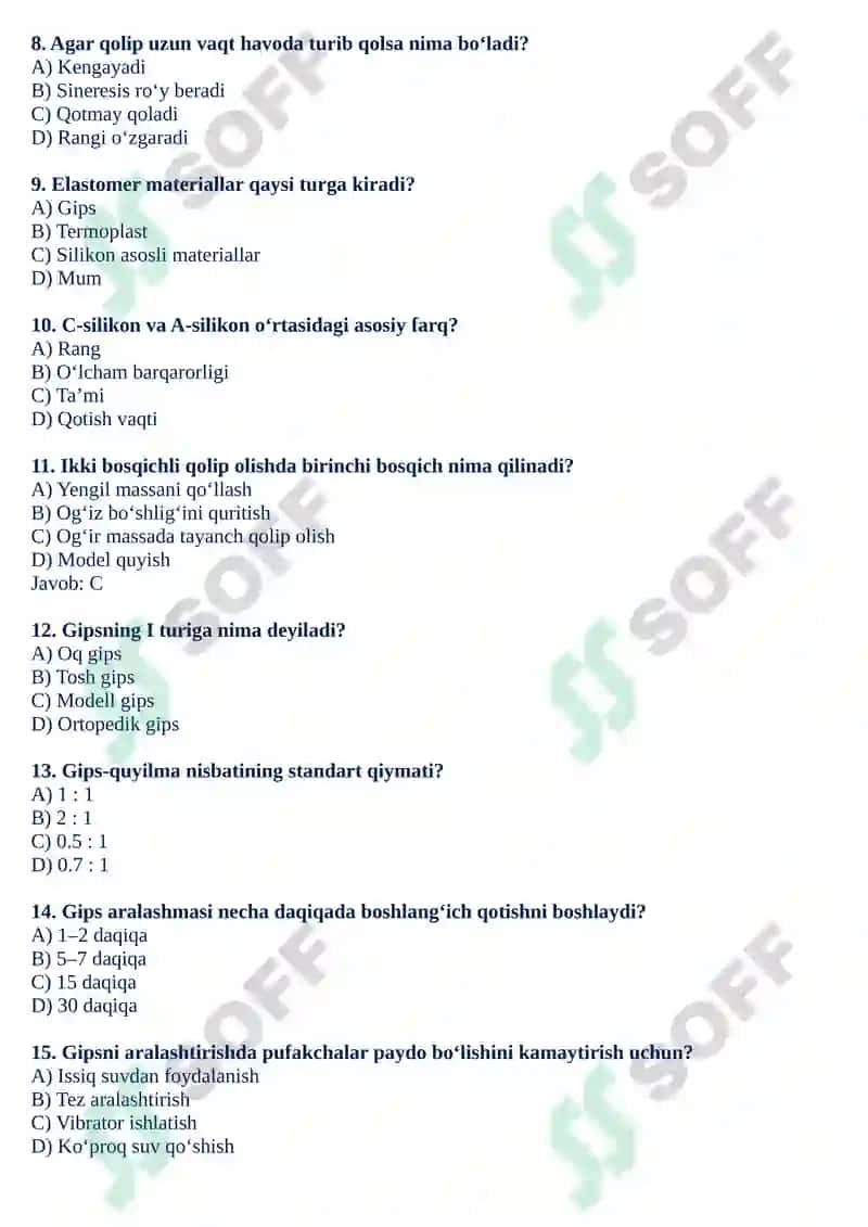QOLIP OLISH VA UNI QUYISH 2