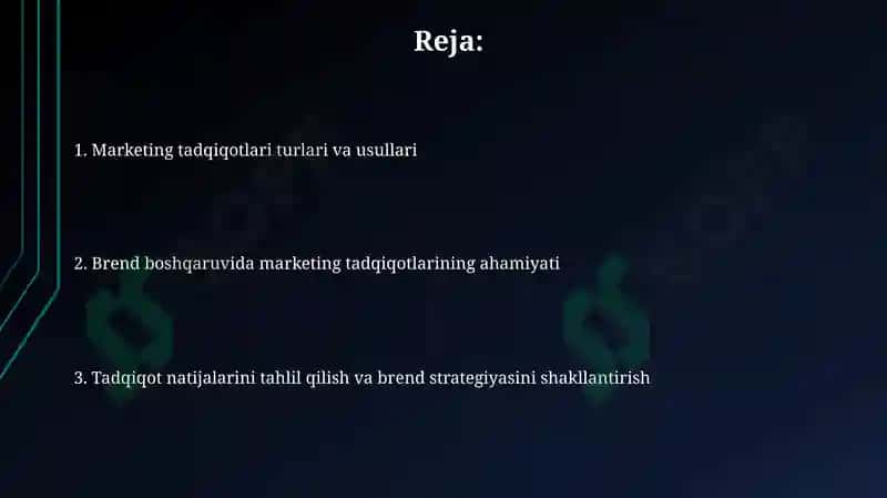 Marketing tadqiqotlari 2