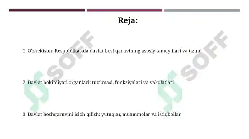 Oʻzbekistonda davlat boshqaruvining asosiy tushunchalari va tamoyillari 2