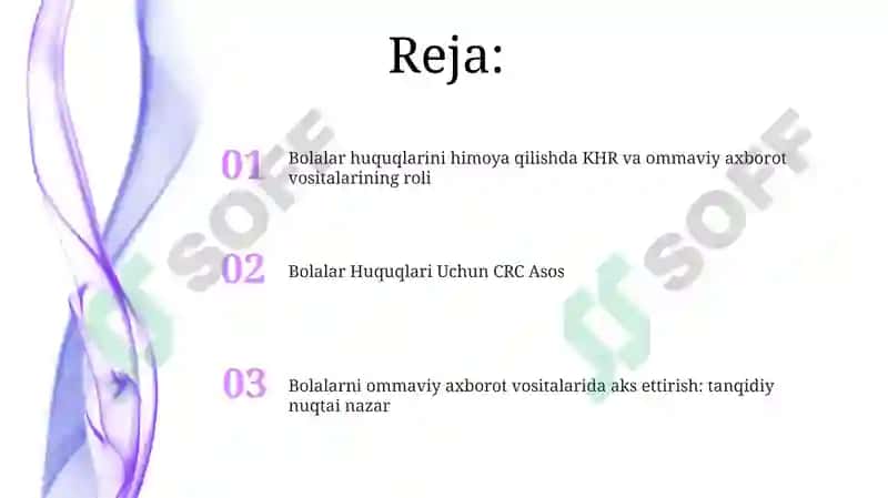 Bolalar Huquqlari Uchun CRC Asos 2