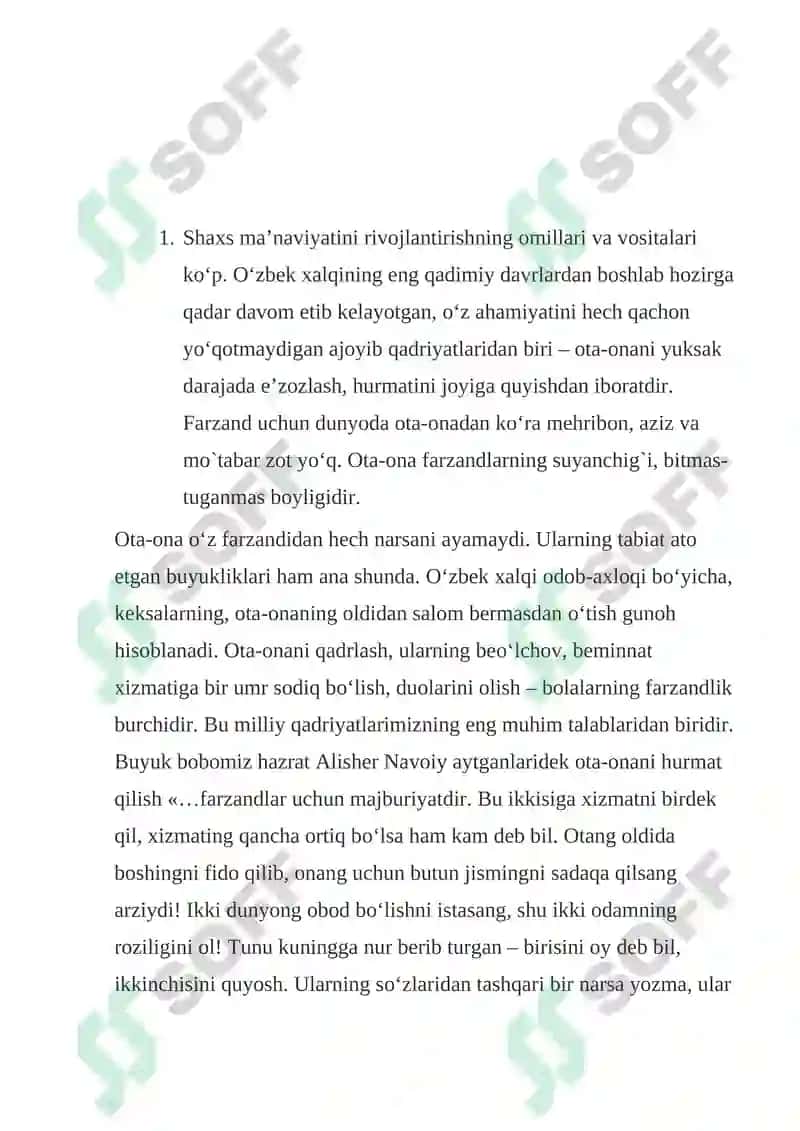 Yuksak ma'naviyatli shaxsni shakllantirish zarurati va uning falsafiy jihatlari 2