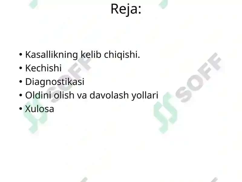 Autoimmun kasalliklar kelib chiqishi, profilaktikasi va diagnostika 2