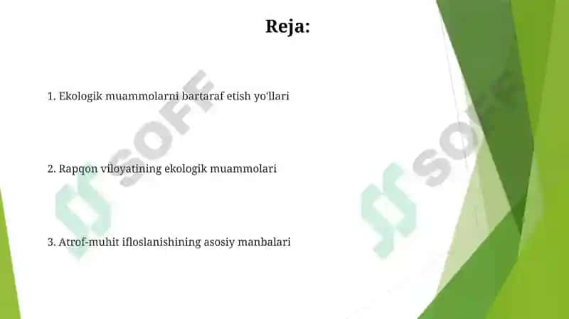 Rapqon hududida ekologik muammolar 2