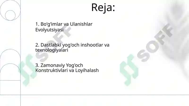 Yog‘och konstruksiyalarning rivojlanish tarixi 2