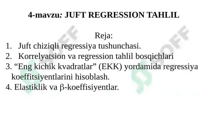 JUFT REGRESSION TAHLIL 2