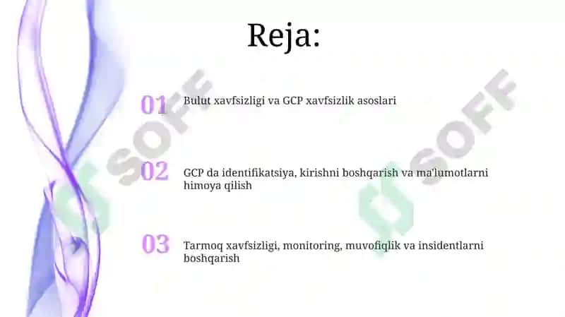 Cloud xavfsizligi va GCP xavfsizlik asoslari 2