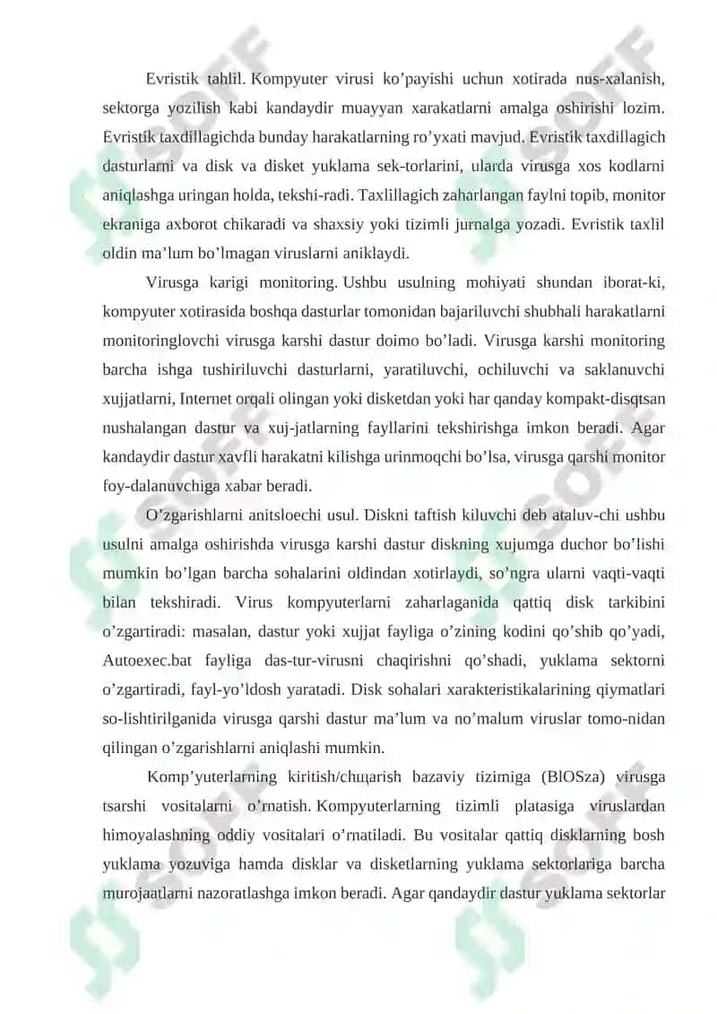Kompyuter viruslaridan himoyalanish texnologiyalari 2