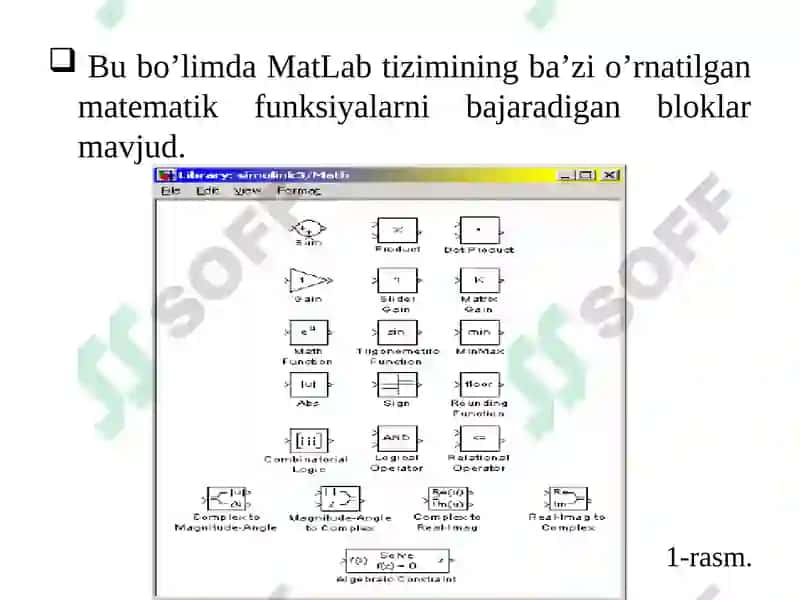 MatLab tizimi 2