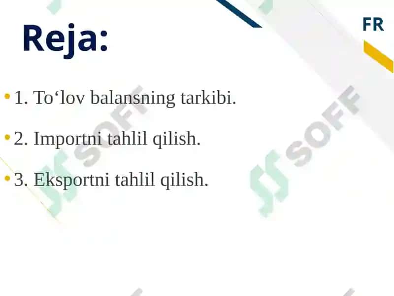 TO‘LOV BALANSINING IQTISODIY TAHLILI 2