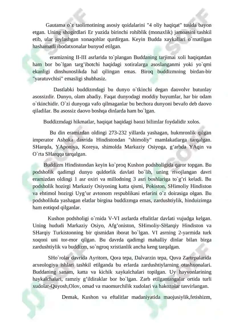 Buddaviylik ва xristianlik dini tarixi вa falsafasi 2