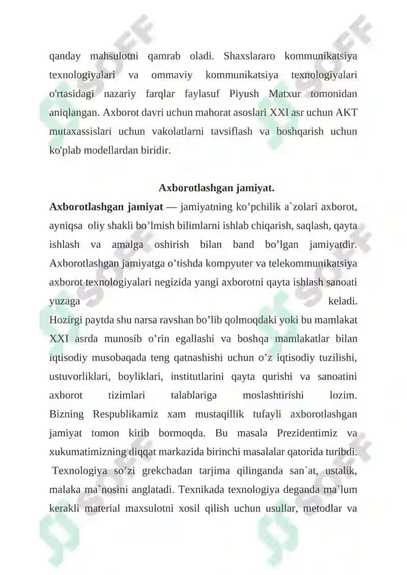 Axborot-kommunikatsiya texnologiyalari(AKT) 2