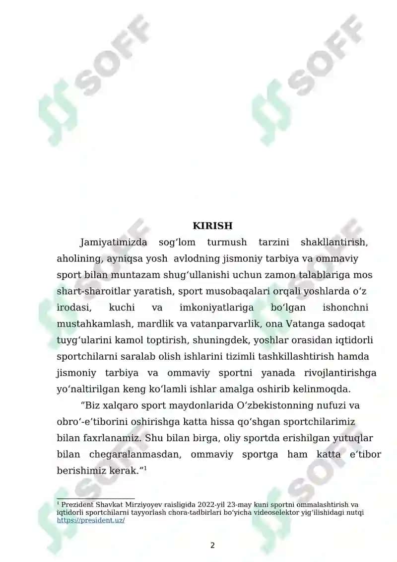 Sport mashg’ulotlarining vositalari 2