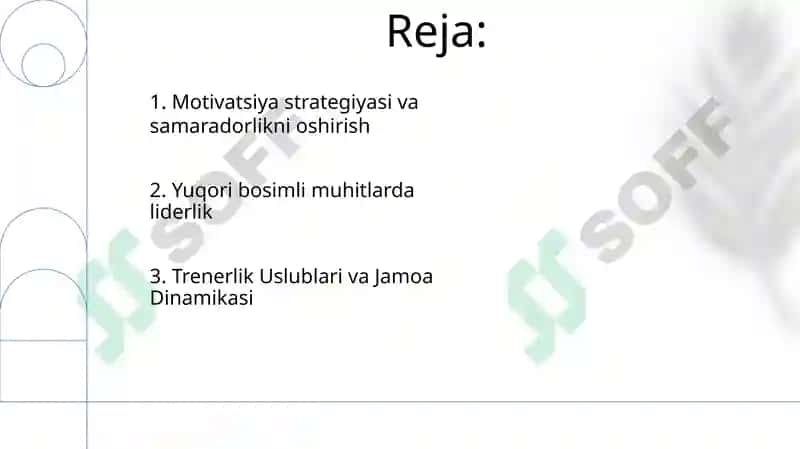 Trenerlik Uslublari va Jamoa Dinamikasi 2