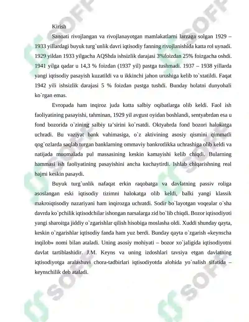 Yangi Keynschilik va uning mohiyati 2