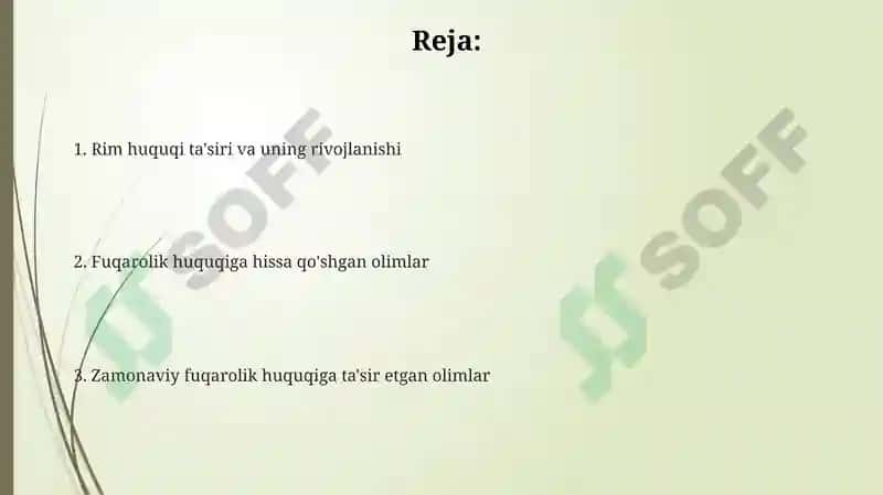 Fuqarolik huquqi xissa qo'shgan olimlar 2
