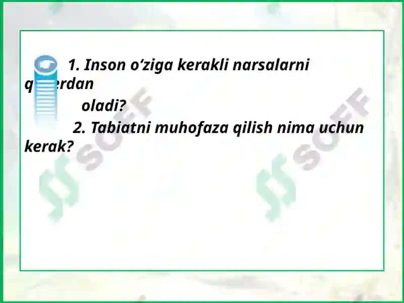 EKOLOGIK MUAMMOLARIVA TABIATINI MUHOFAZA QILISH 2