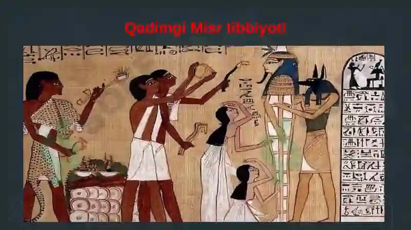 Qadimgi dunyo tibbiyoti tarixi: Qadimgi Mesopotamiya va Qadimgi MisrKarimova Yulduz 2