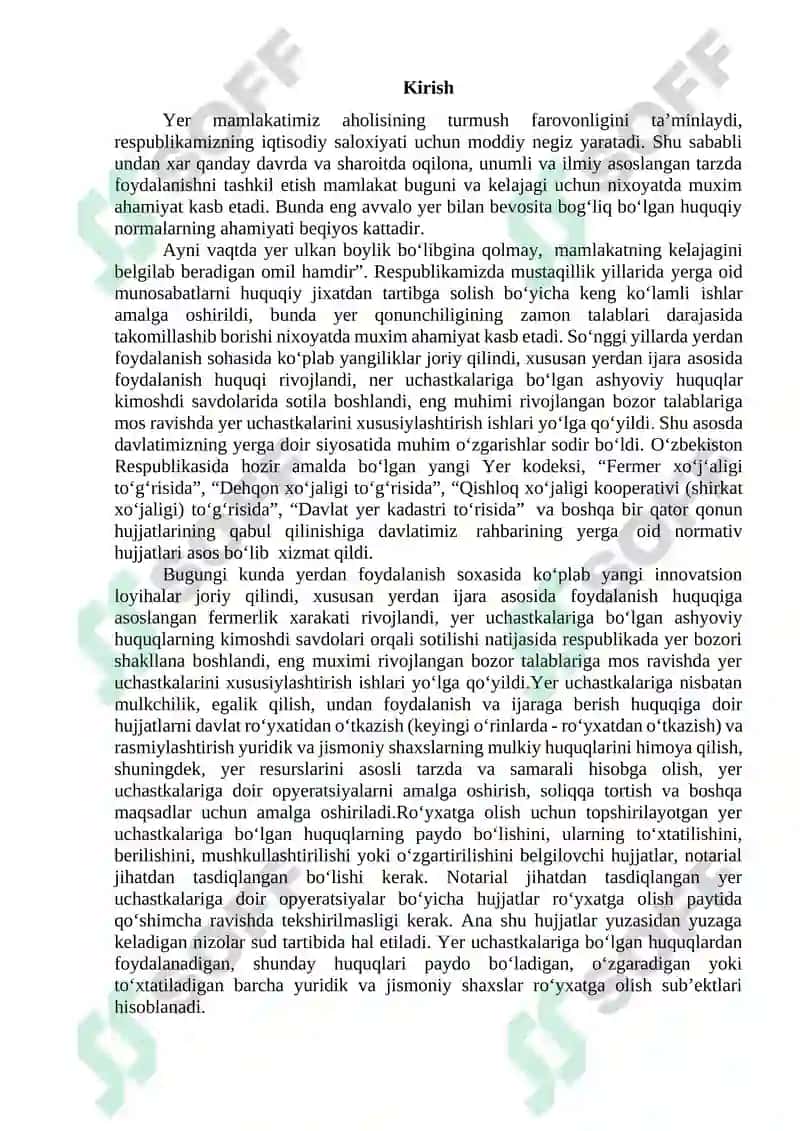 YERGA NISBATAN MULK HUQUQINI HIMOYA QILISH USULLARI VA TURLARI 2