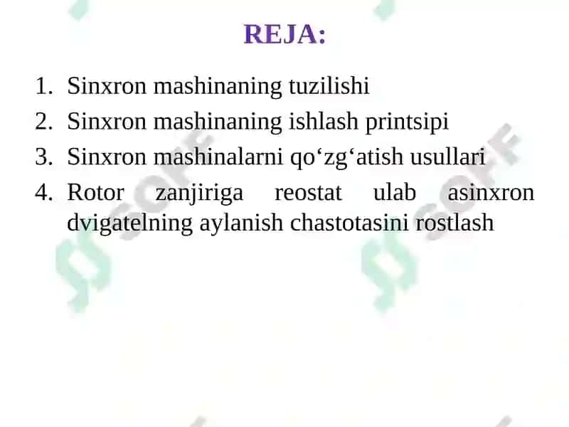 Sinxrоn Mashinalari 2
