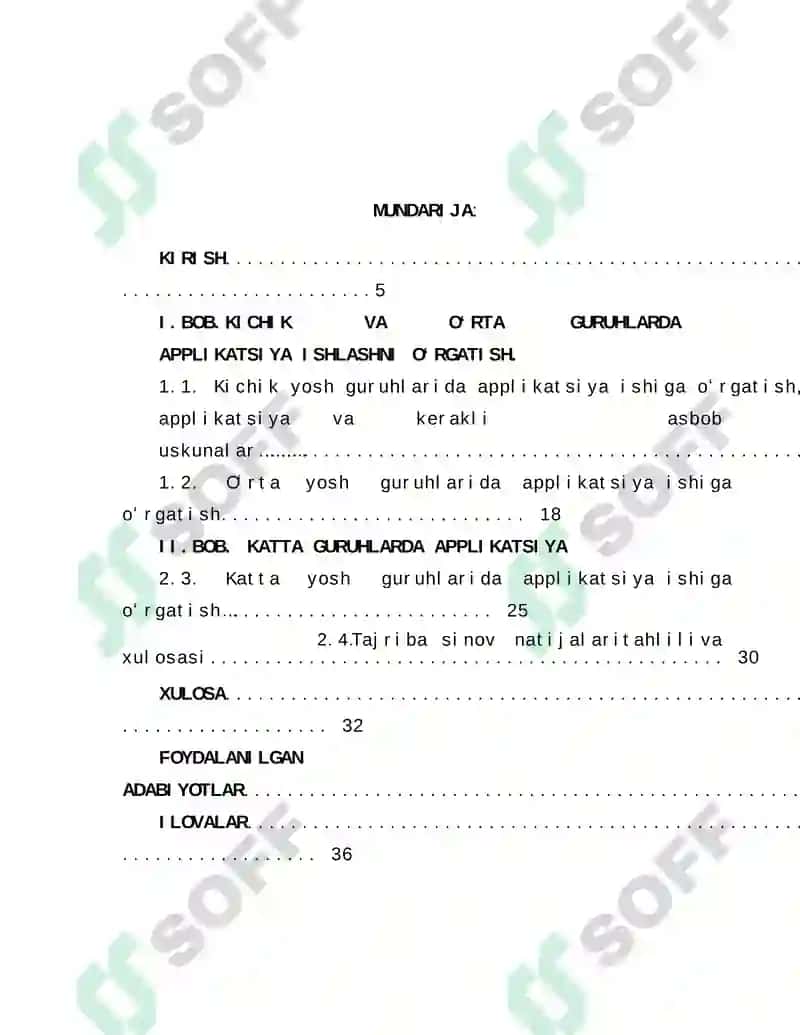 TURLI YOSH GURUHLARIDA APPLIKATSIYA FAOLIYATLARINING O' ZARO FARQLARI 2