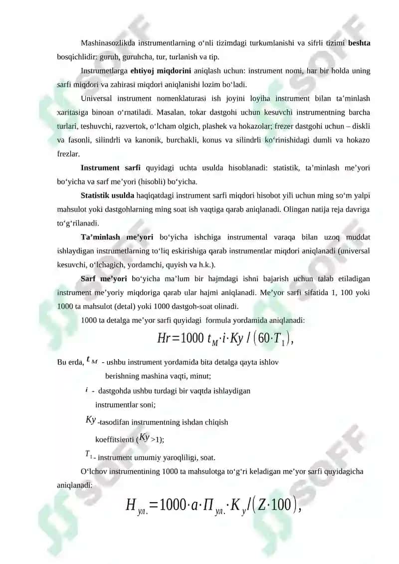 Korxona yordamchi xo‘jaliklar ishini tashkil etish va rejalashtirish 2