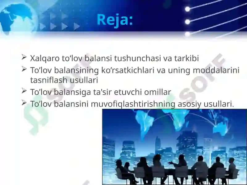 To‘lov va hisob-kitob balansi 2