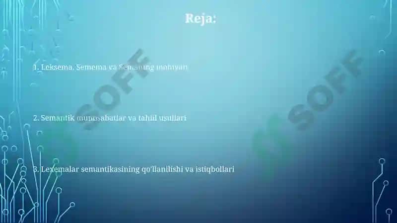 Leksemaning semantik tabiati 2