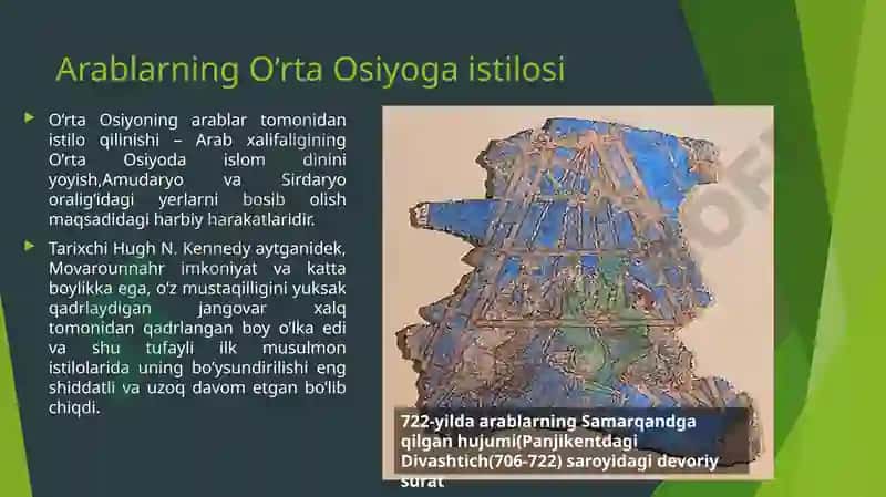 Markaziy Osiyoga arablar bosqini 2