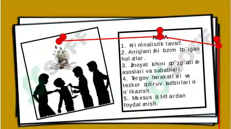 TOVLAMACHILIK  JINOYATLARINI TERGOV QILISH USLUBIYOTI 2